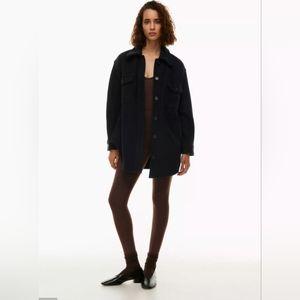 ARITZIA Ganna Shirt Jacket Black Size XS